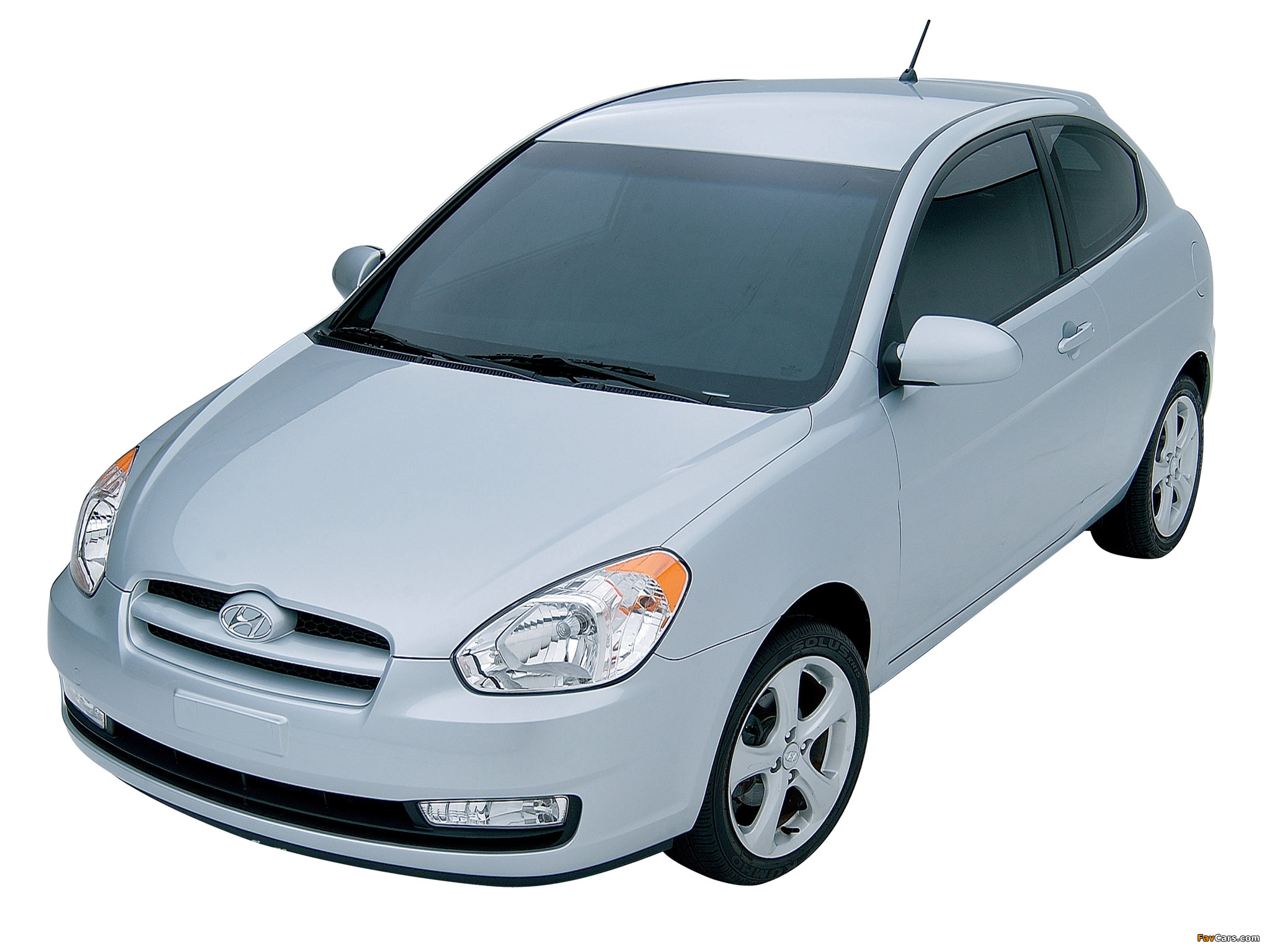 Hyundai Accent 3-door US-spec 2006–11 images (2048 x 1536)