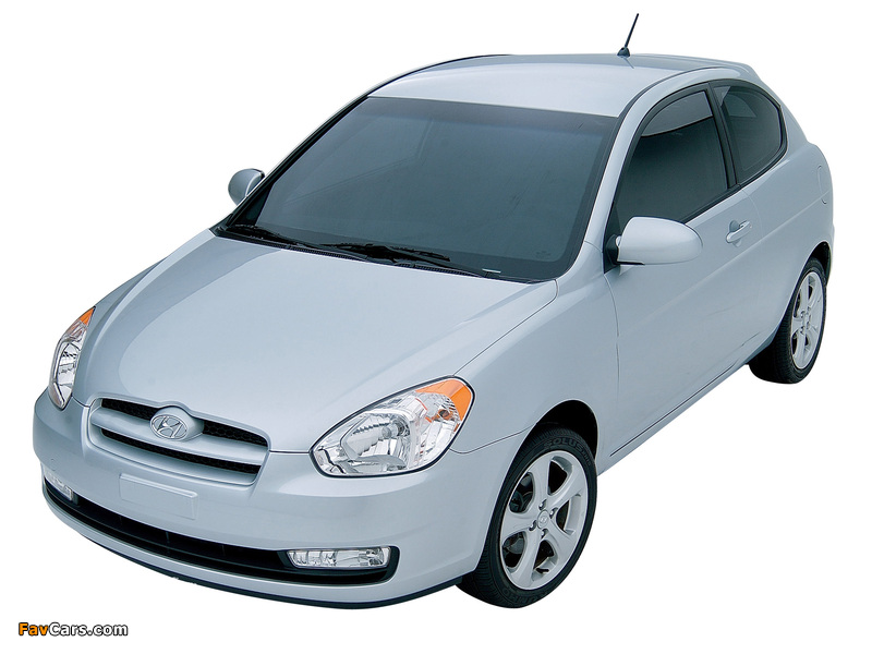 Hyundai Accent 3-door US-spec 2006–11 images (800 x 600)