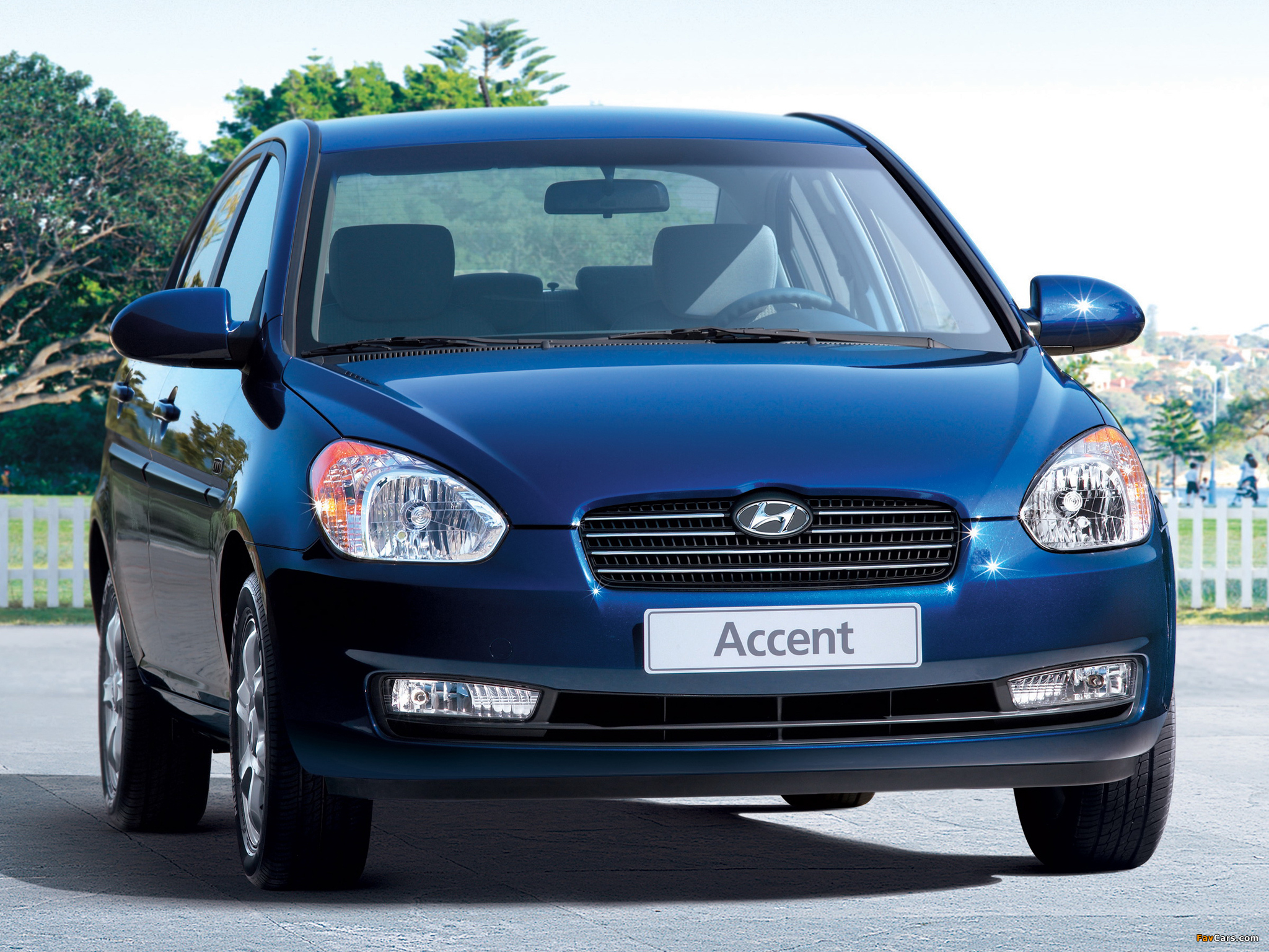 Hyundai Accent Sedan 2006–10 images (2048 x 1536)
