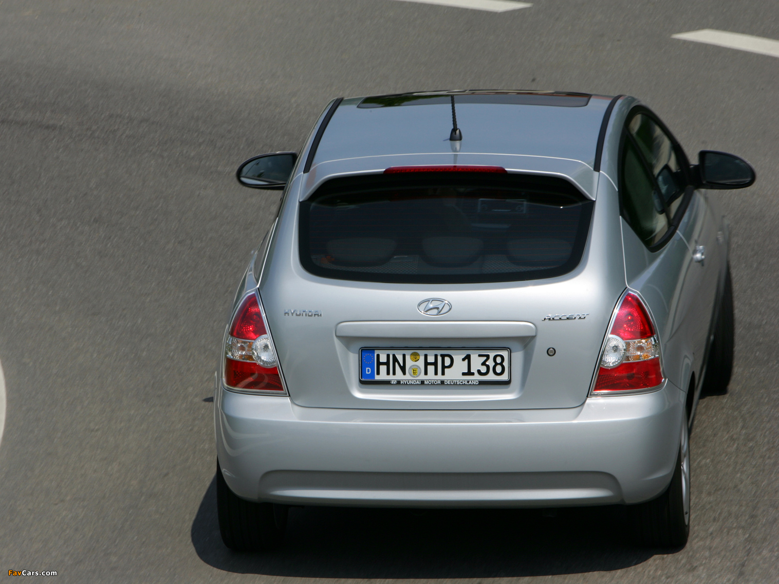 Hyundai Accent 3-door 2006–07 images (1600 x 1200)