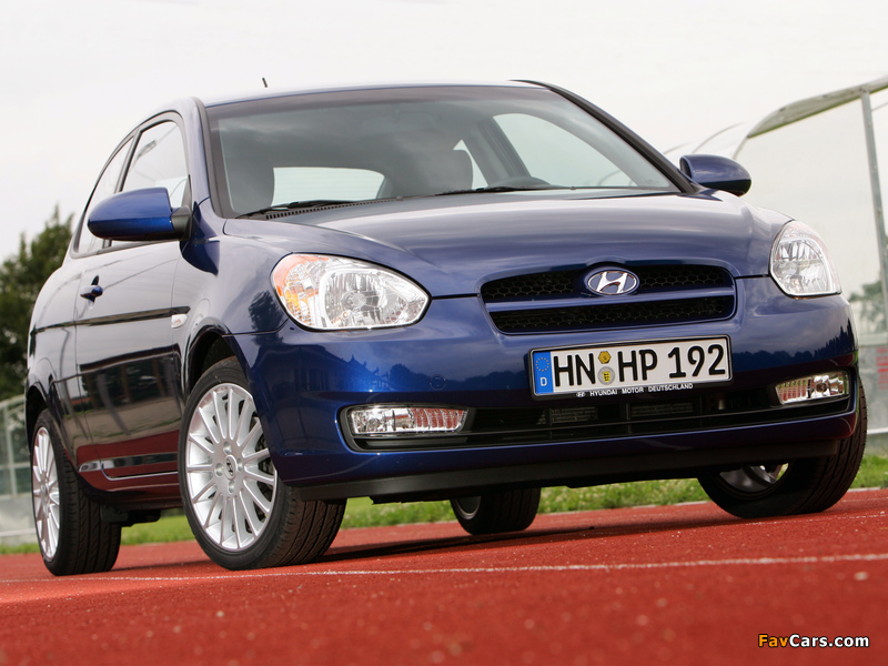 Hyundai Accent Sport 2006–07 photos (800 x 600)