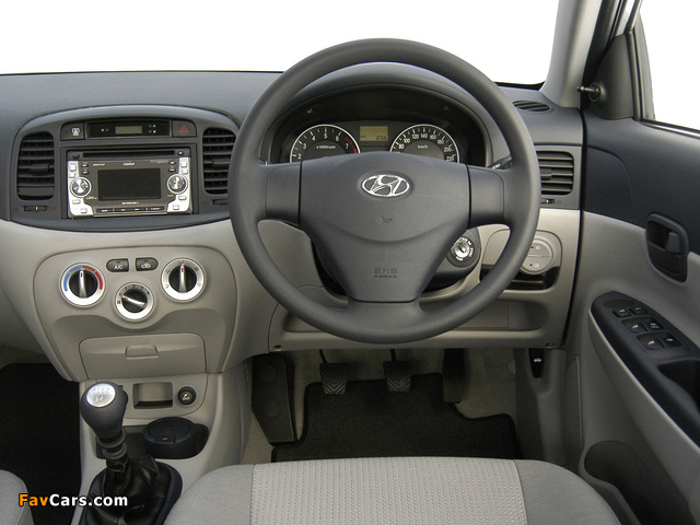 Hyundai Accent Sedan ZA-spec 2006–11 pictures (640 x 480)