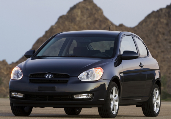 Hyundai Accent 3-door US-spec 2006–11 wallpapers