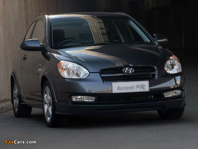 Hyundai Accent SR 3-door 2008 images (640 x 480)