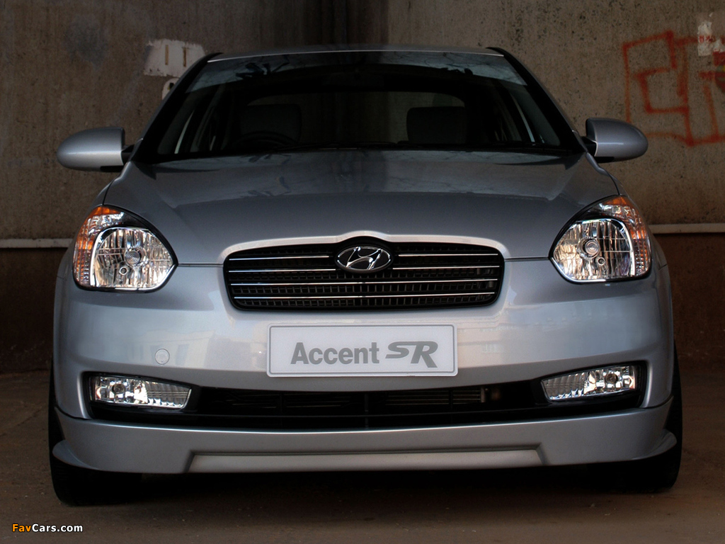 Hyundai Accent SR Sedan 2008 wallpapers (1024 x 768)