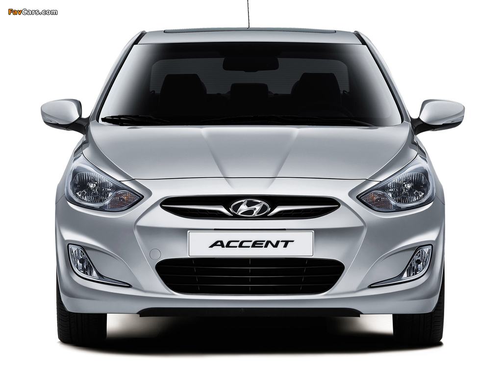 Hyundai Accent (RB) 2010 photos (1024 x 768)