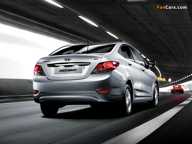 Hyundai Accent (RB) 2010 pictures (640 x 480)