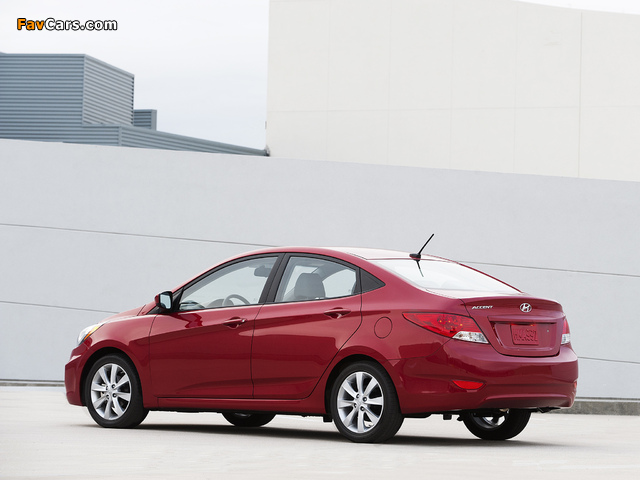Hyundai Accent US-spec (RB) 2011 images (640 x 480)
