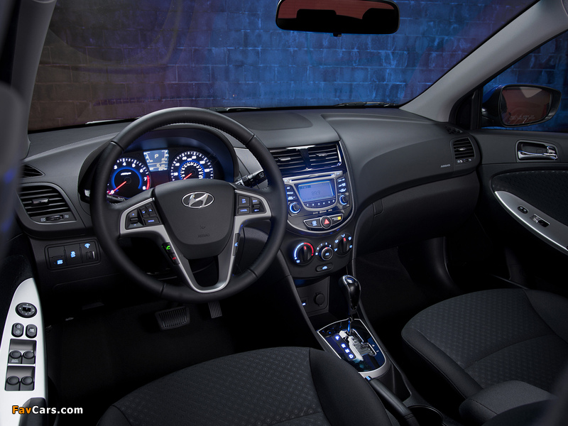 Hyundai Accent US-spec (RB) 2011 wallpapers (800 x 600)