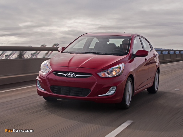 Hyundai Accent US-spec (RB) 2011 wallpapers (640 x 480)