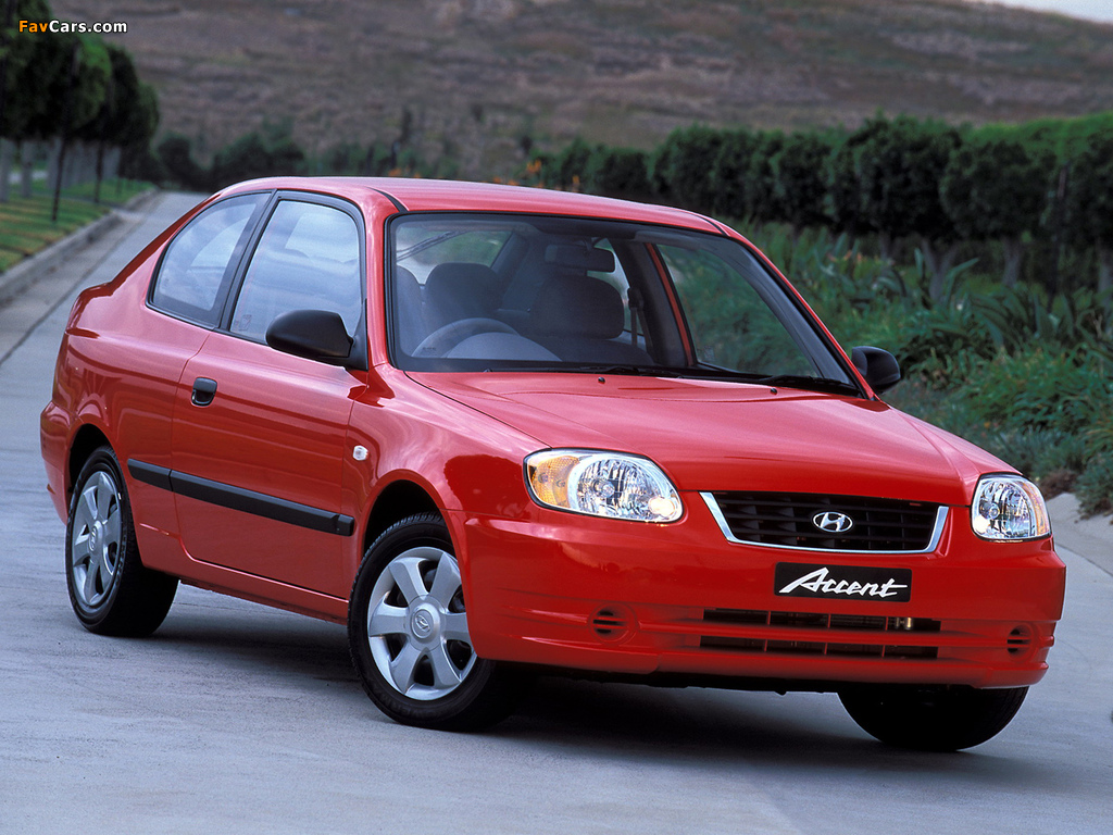 Images of Hyundai Accent 3-door AU-spec 2003–06 (1024 x 768)