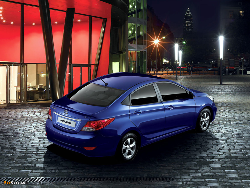 Images of Hyundai Accent (RB) 2010 (1024 x 768)