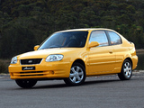 Photos of Hyundai Accent 3-door AU-spec 2003–06