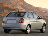 Photos of Hyundai Accent Sedan US-spec 2006–11