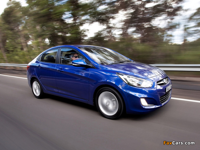 Photos of Hyundai Accent AU-spec (RB) 2011 (640 x 480)