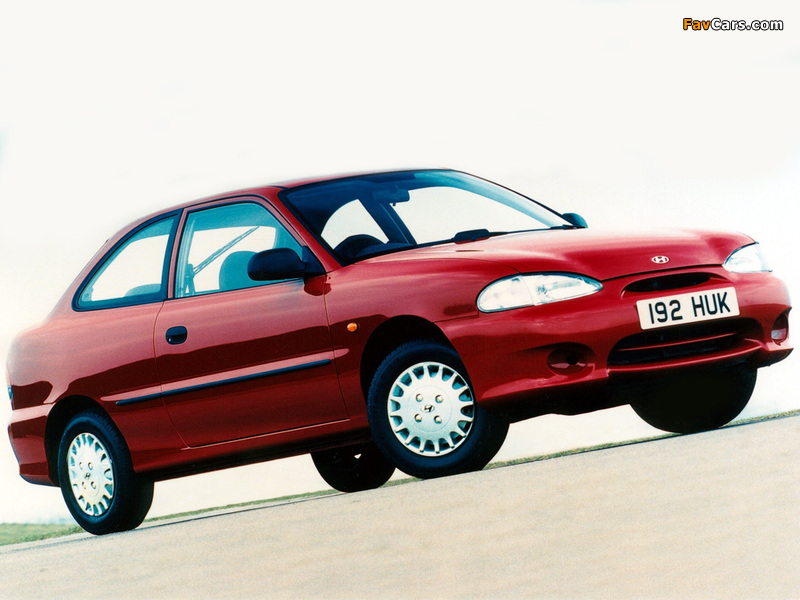 Pictures of Hyundai Accent 3-door 1996–2000 (800 x 600)