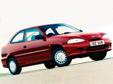 Pictures of Hyundai Accent 3-door 1996–2000