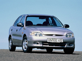 Pictures of Hyundai Accent Sedan 1996–2000