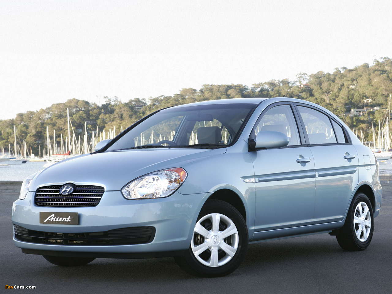 Pictures of Hyundai Accent Sedan AU-spec 2006–11 (1280 x 960)