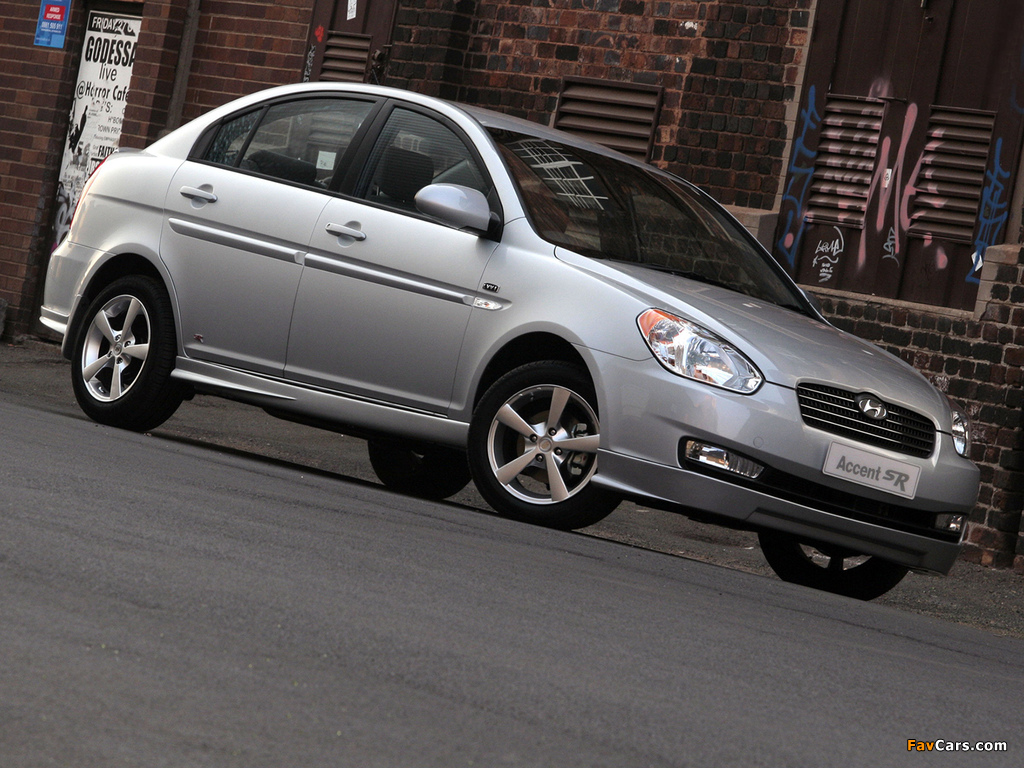 Pictures of Hyundai Accent SR Sedan 2008 (1024 x 768)