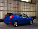 Pictures of Hyundai Accent 5-door US-spec (RB) 2011