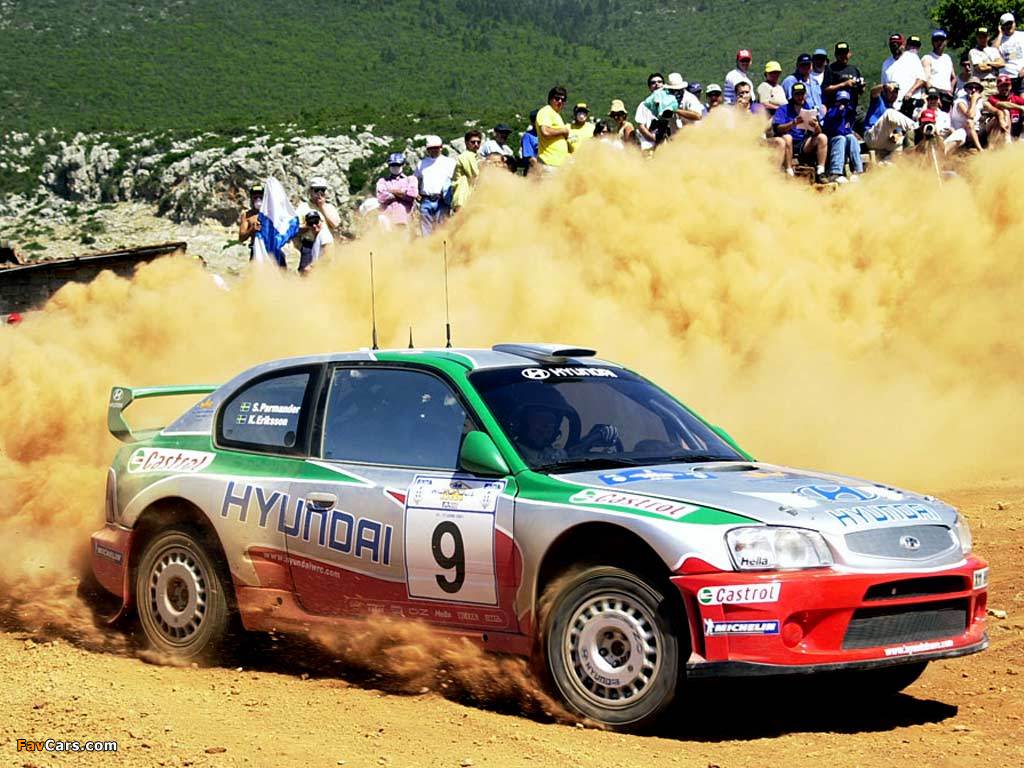 Hyundai Accent WRC 2001–02 wallpapers (1024 x 768)
