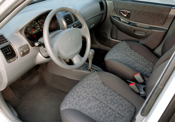 Hyundai Accent Sedan US-spec 2003–06 wallpapers