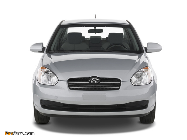 Hyundai Accent Sedan US-spec 2006–11 wallpapers (640 x 480)