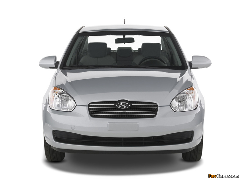 Hyundai Accent Sedan US-spec 2006–11 wallpapers (800 x 600)