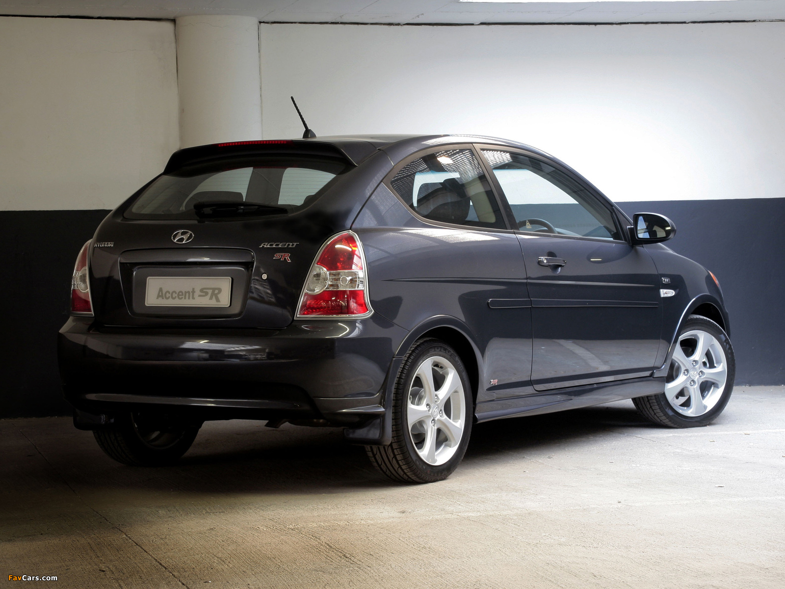 Hyundai Accent SR 3-door 2008 wallpapers (1600 x 1200)