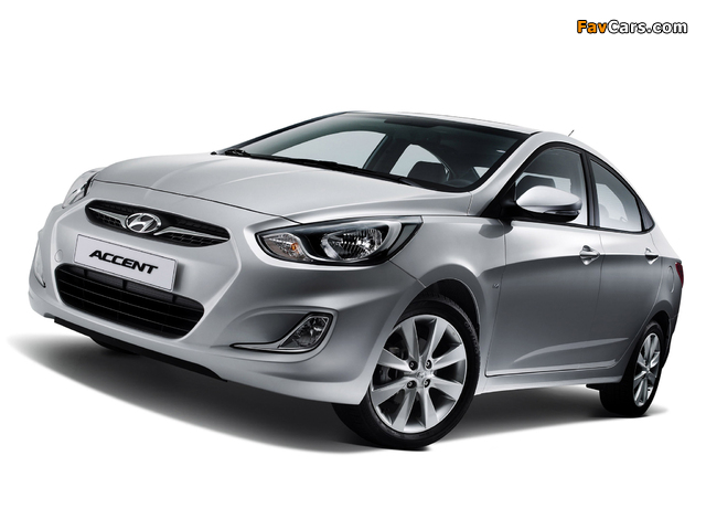 Hyundai Accent (RB) 2010 wallpapers (640 x 480)