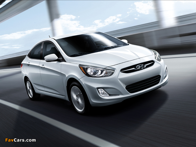 Hyundai Accent US-spec (RB) 2011 wallpapers (640 x 480)