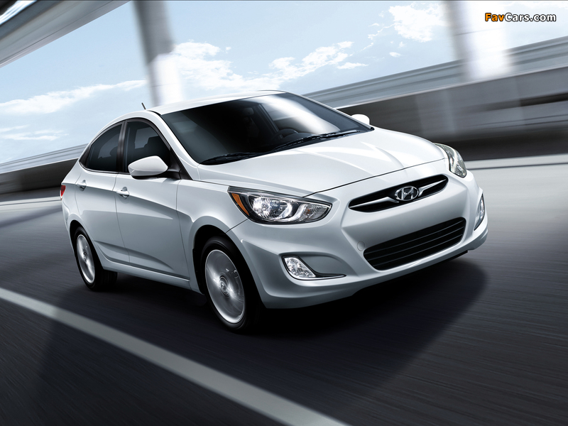 Hyundai Accent US-spec (RB) 2011 wallpapers (800 x 600)
