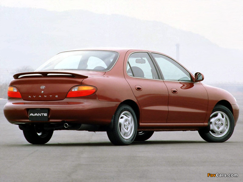 Hyundai Avante (J2) 1995–98 pictures (800 x 600)