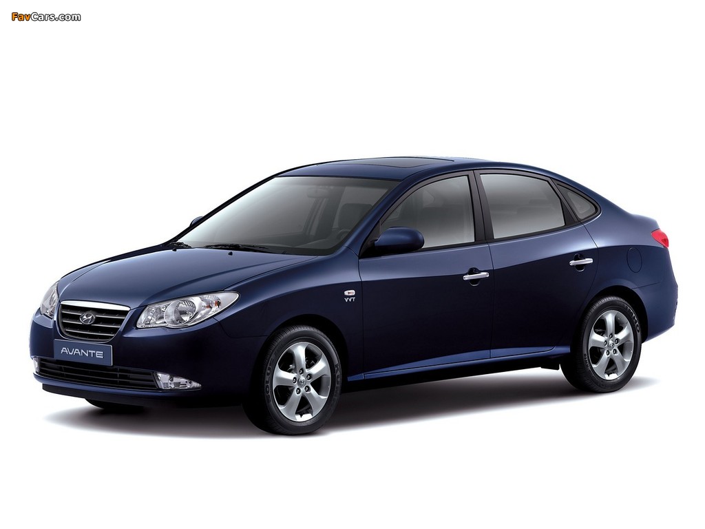 Hyundai Avante (HD) 2006–10 photos (1024 x 768)