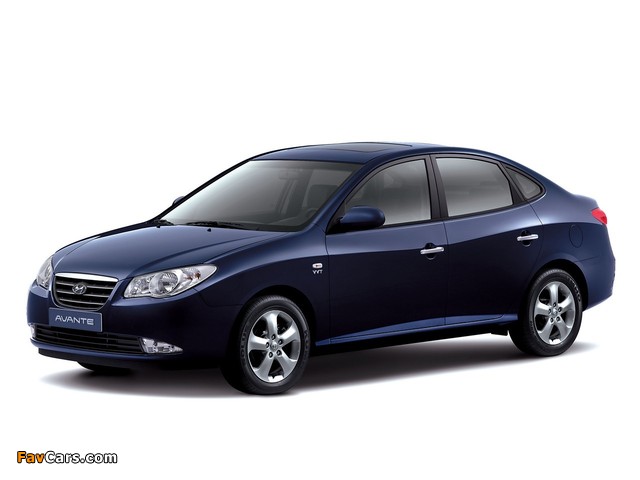Hyundai Avante (HD) 2006–10 photos (640 x 480)