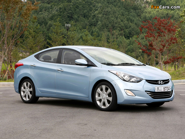 Hyundai Avante (MD) 2010 images (640 x 480)