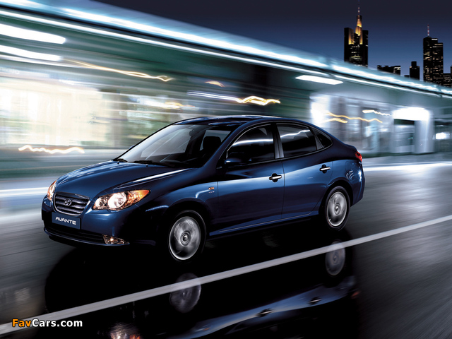 Hyundai Avante (HD) 2006–10 wallpapers (640 x 480)