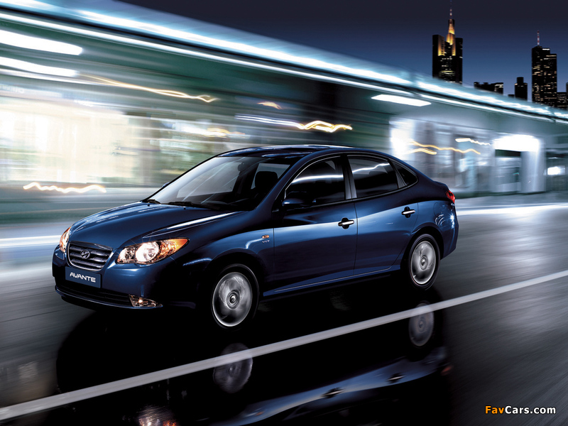 Hyundai Avante (HD) 2006–10 wallpapers (800 x 600)