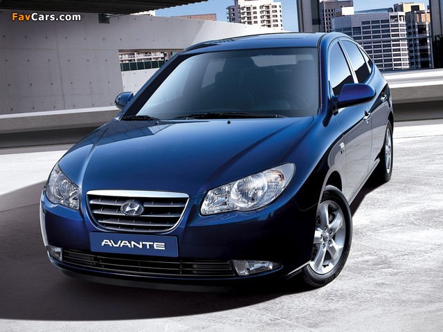 Hyundai Avante (HD) 2006–10 wallpapers (640 x 480)