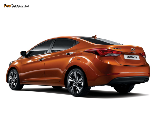 Hyundai Avante (MD) 2013 wallpapers (640 x 480)