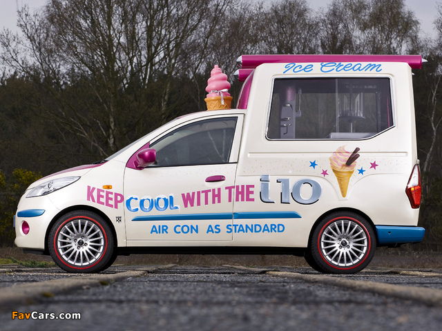 Hyundai i10 Ice Cream Van Show Car by Andy Saunders 2008 wallpapers (640 x 480)