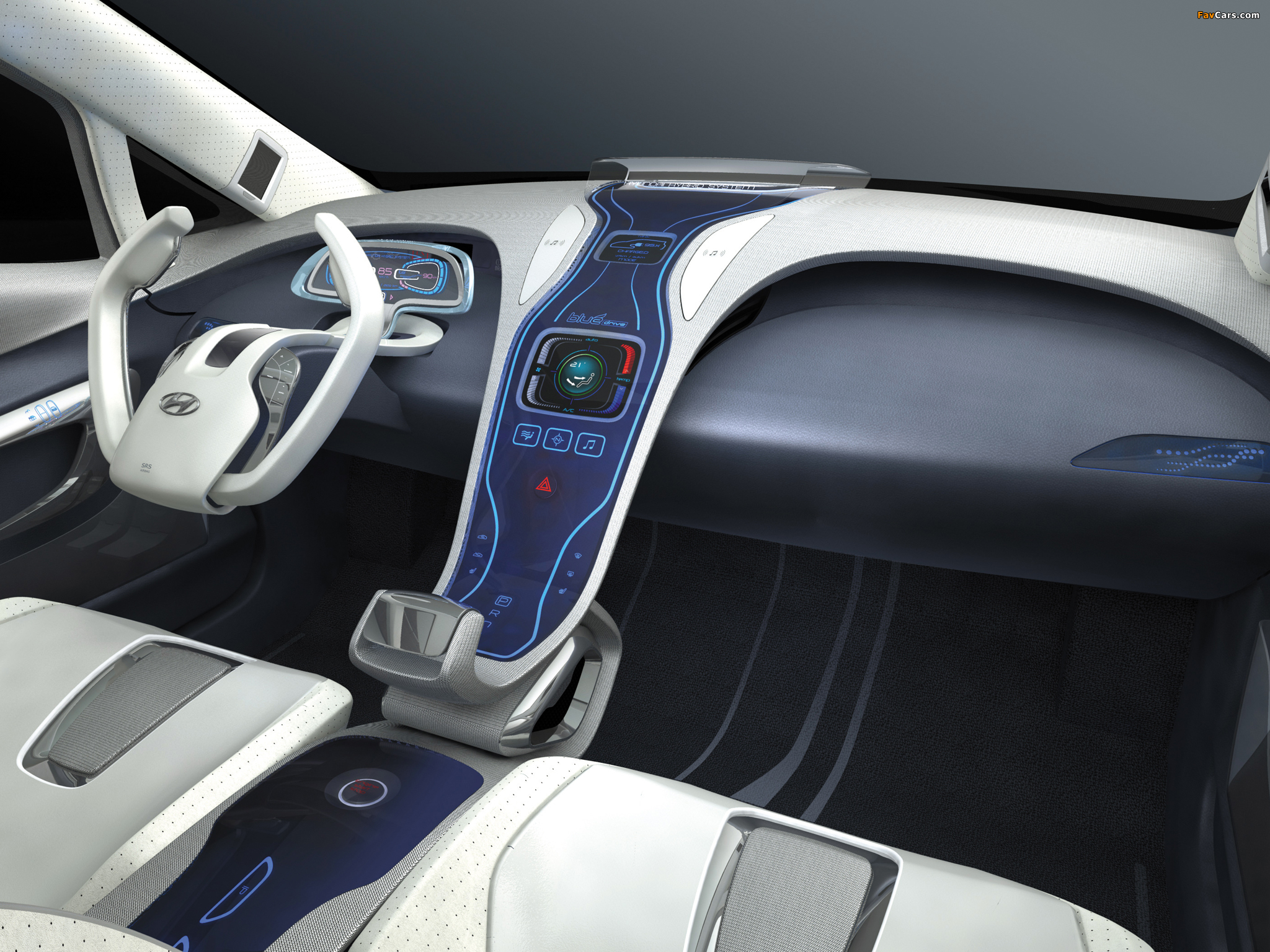 Hyundai HND-4 Blue Will Concept 2009 wallpapers (2048 x 1536)