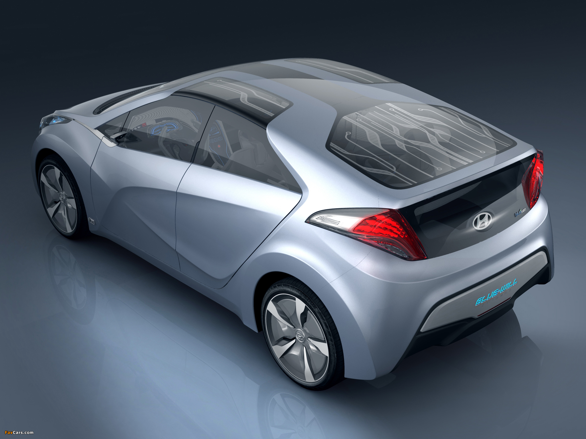Images of Hyundai HND-4 Blue Will Concept 2009 (2048 x 1536)