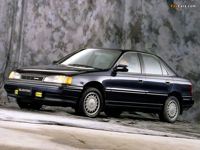 Hyundai Elantra (J1) 1990–93 images (800 x 600)
