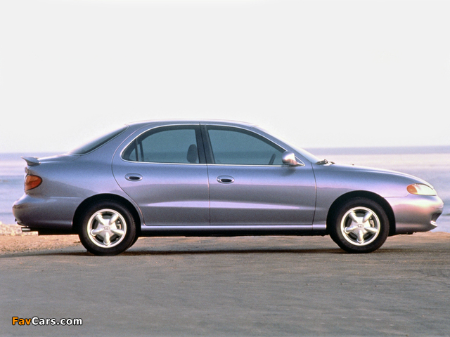 Hyundai Elantra US-spec (J2) 1996–98 wallpapers (640 x 480)