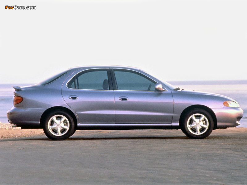 Hyundai Elantra US-spec (J2) 1996–98 wallpapers (800 x 600)