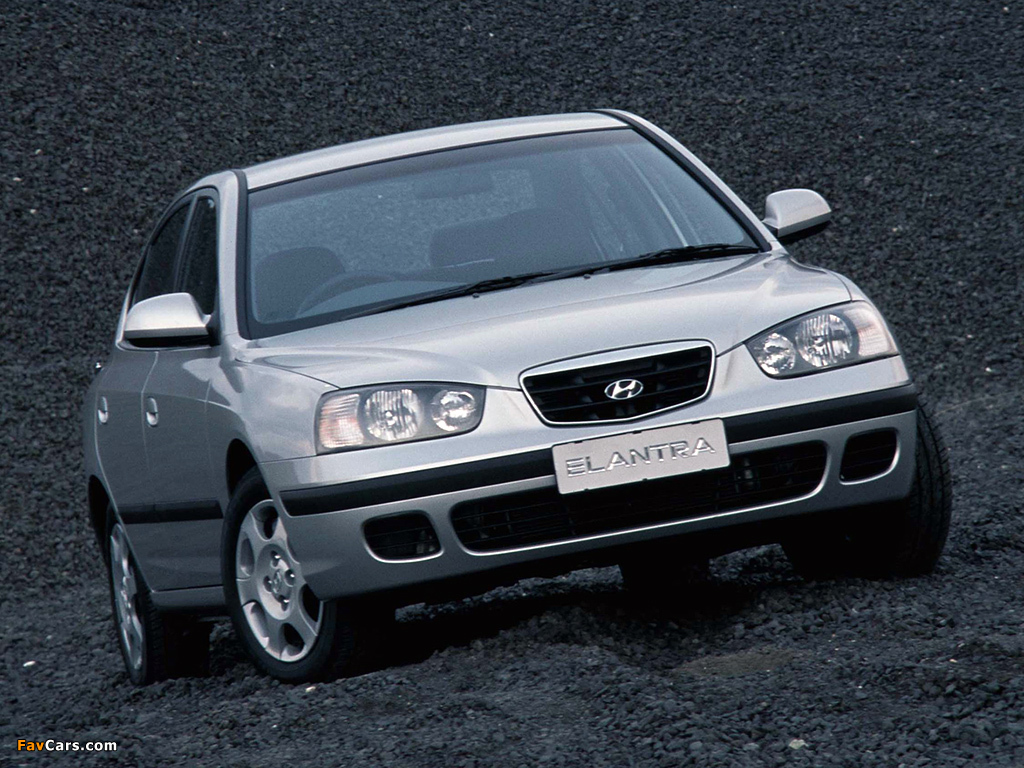 Hyundai Elantra Sedan ZA-spec (XD) 2003–04 pictures (1024 x 768)