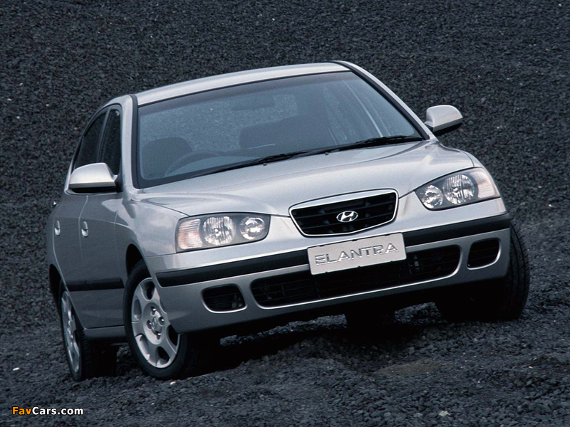 Hyundai Elantra Sedan ZA-spec (XD) 2003–04 pictures (800 x 600)