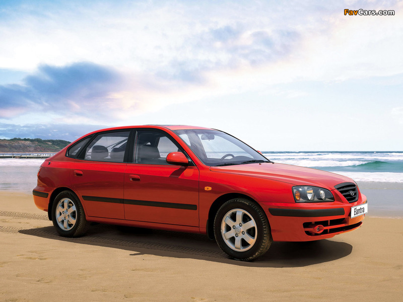 Hyundai Elantra Hatchback (XD) 2003–06 wallpapers (800 x 600)